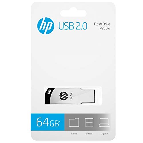 HP v236w USB 2.0 64GB Pen Drive, Metal 6
